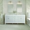 James Martin Vanities 72'' Double Vanity, Bright White w/ 3 CM Ethereal Noctis Quartz Top 485-V72-BW-3ENC - alternate 4